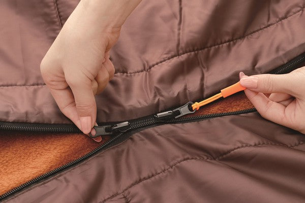 Warm and warm 4-way sleeping bag