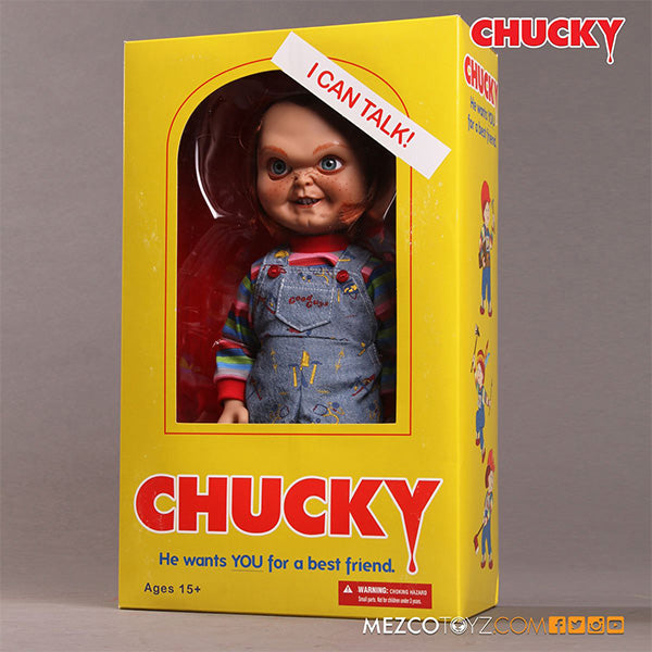 CHILD&#039;S PLAY SNEERING CHUCKY 【MEZCO】【チャッキー】