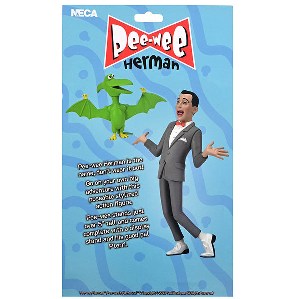 Pee-wee Herman 6" Action Figure Pee-wee and Pterri [NECA]