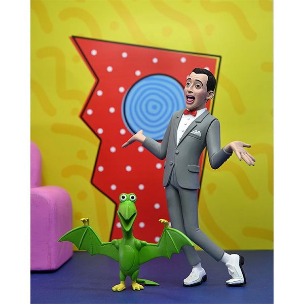 Pee-wee Herman 6" Action Figure Pee-wee and Pterri [NECA]