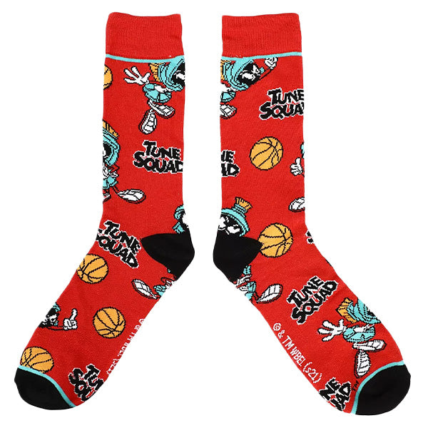 Space Jam Marvin the Martian Crew Socks [Looney Tunes]