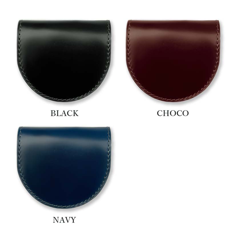 [All 3 colors] LIBERO Made in Japan Shinki Leather x Tochigi Leather Cordovan Horseshoe Coin Case Coin Purse