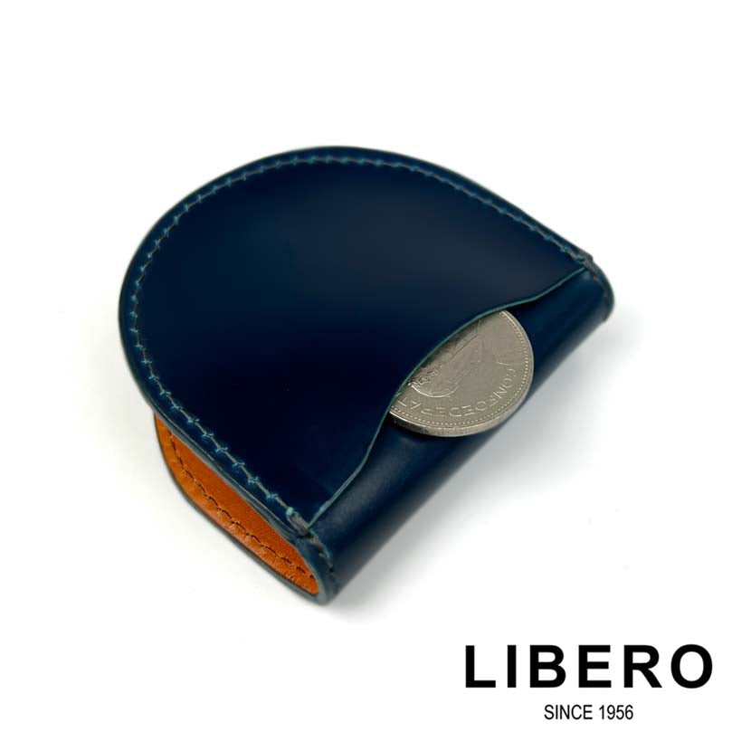 [All 3 colors] LIBERO Made in Japan Shinki Leather x Tochigi Leather Cordovan Horseshoe Coin Case Coin Purse