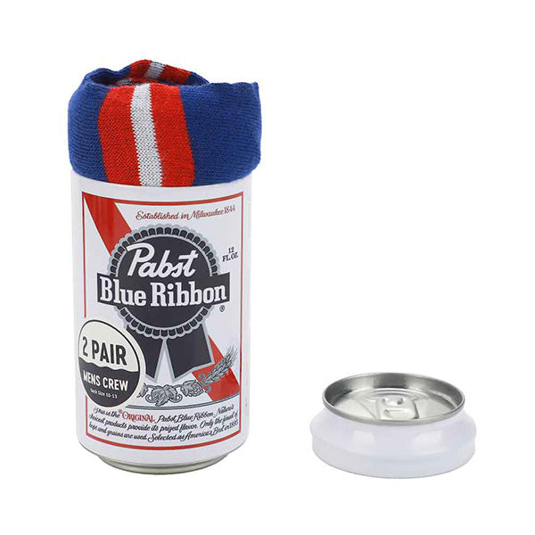 PABST BLUE RIBBON BEER CAN 2P SOCKS【パブスト ビール ソックス】