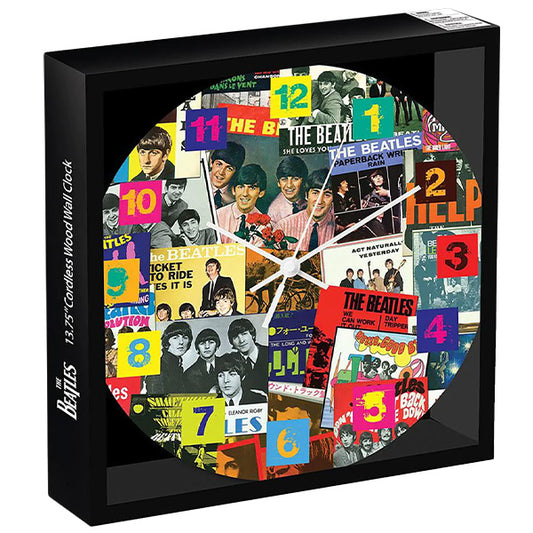 Beatles Single Collection Wall Clock