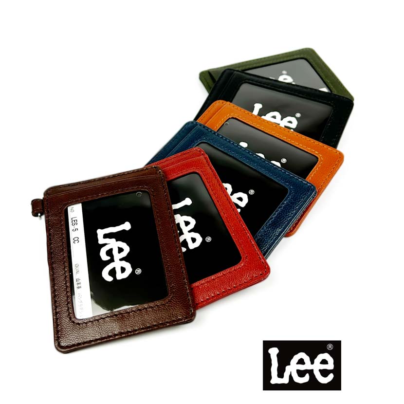 【全6色】LEE リー 柔らか　ゴートレザーパスケース カードケース 定期入れ 山羊革 本革 リアルレザー