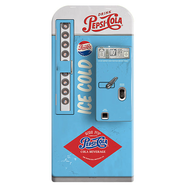 ダイカットエンボスメタルサイン PEPSI - COLA VENDING MACHINE【ペプシ ブリキ看板】