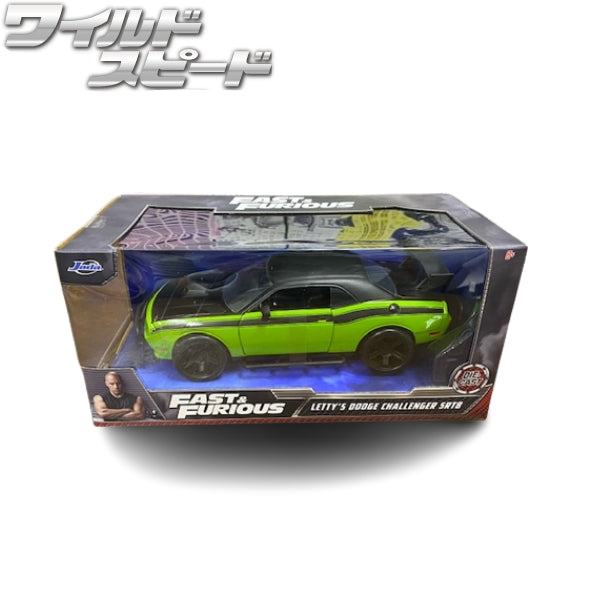 JADATOYS 1:24ワイルドスピードダイキャストカー LETTY&#039;S 2008 DODGE CHALLENGER SRT8(OFF-ROAD)