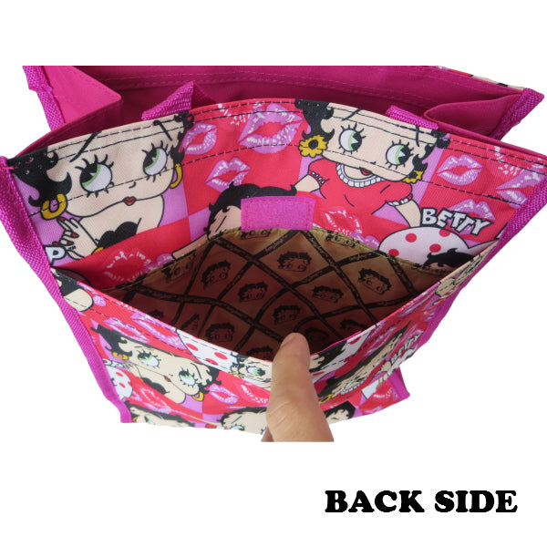 Betty Boop Shopping Tote Bag RED/PINK