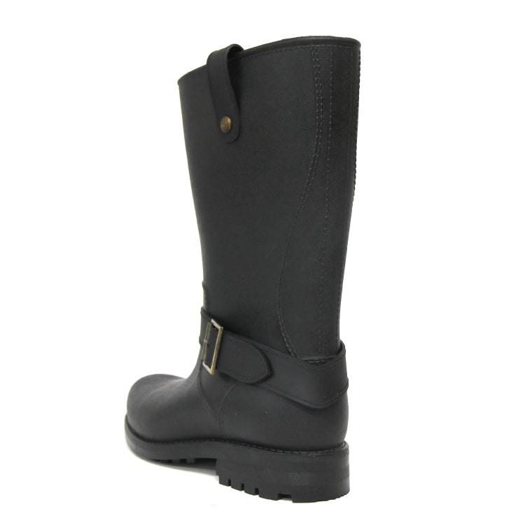 [G&amp;B] 2-way specification with belt detachable rain boots Engineer/Pecos boots GB-2130 Black
