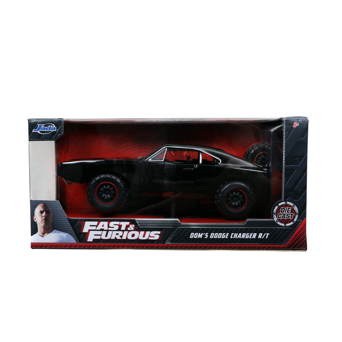 JADATOYS 1:24ワイルドスピードダイキャストカー DOM&#039;S 1970 DODGE CHARGER R/T OFF ROAD