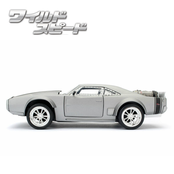 JADATOYS 1:24ワイルドスピードダイキャストカー DOM&#039;S ICE CHARGER