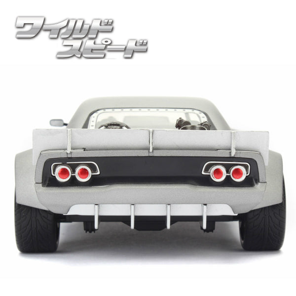 JADATOYS 1:24ワイルドスピードダイキャストカー DOM&#039;S ICE CHARGER