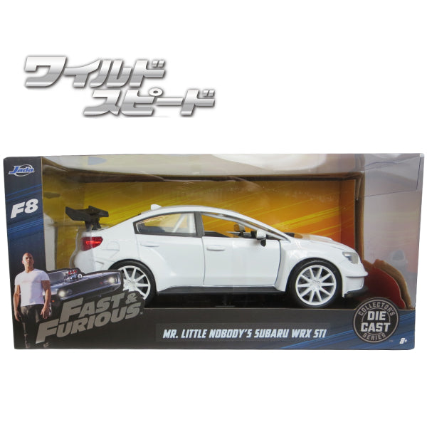 JADATOYS 1:24ワイルドスピードダイキャストカー MR.LITTLE NOBODY&#039;S SUBARU WRX STI