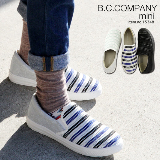 [BCCOMPANY] Slip-on glitter sneakers ♪♪♪ 15348