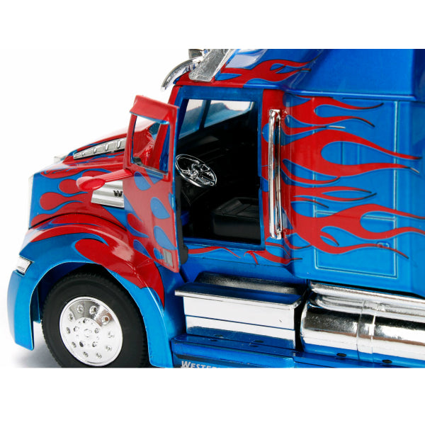 1:24 TRANSFORMERS OPTIMUS PRIME WESTERN STAR 5700　【トランスフォーマー ミニカー】